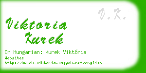 viktoria kurek business card