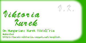 viktoria kurek business card